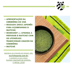 13.03.25 - cerimônia japonesa do chá - com Iumi Takeda - loja online