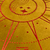 Paño De Tarot Astrológico Mostaza con Naranja 60 x 60 cm en internet