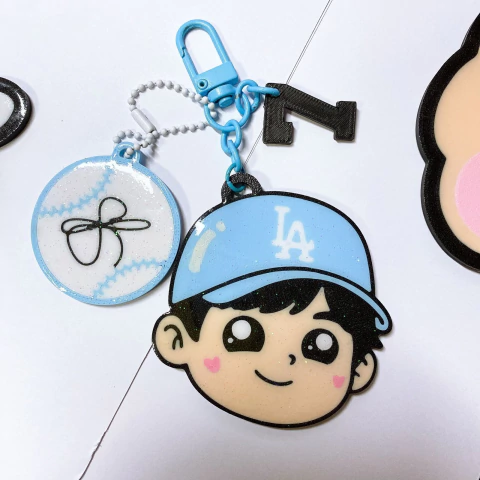 Chaveiro V Dodgers - Frente e Verso - comprar online