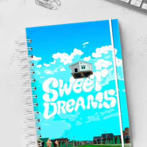 Caderno - Sweet Dreams com Adesivos - comprar online