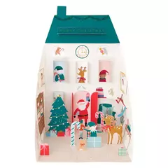 Calendario de Adviento desplegable de Santa Claus