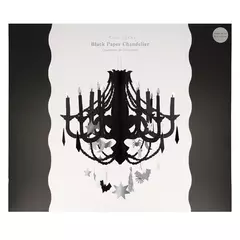 Candelabro negro de papel - COCONINI