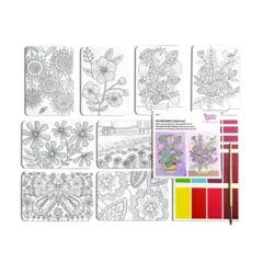 Kit de Acuarela Flores y Jardines - COCONINI