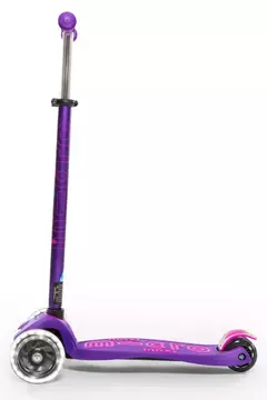 Scooter Maxi Micro Deluxe LED Morado