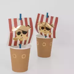 Vasos de Piratas para fiesta