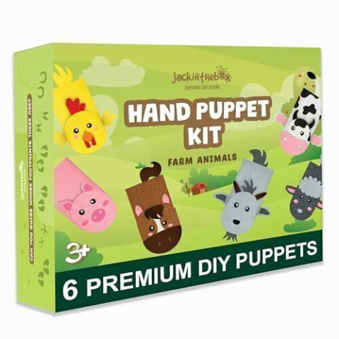 Kit para hacer Títeres - Animales de la granja - comprar en línea