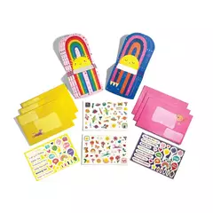 Set de tarjetas y calcomanías Hello Rainbows - comprar en línea