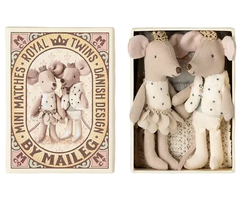 Royal twin mice, Little sister and brother in matchbox - comprar en línea