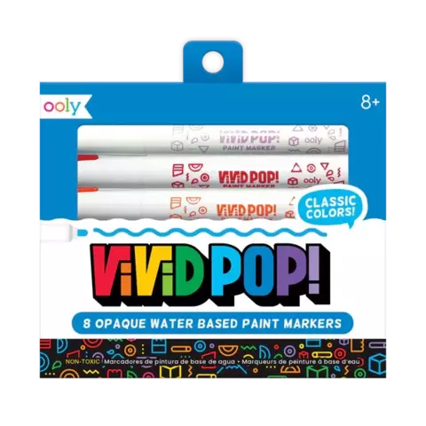 Marcadores de Pintura a Base de Agua Vivid Pop