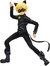 Muñeco Miraculous Ladybug Cat Noir con Plaga en internet