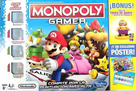 Monopoly Gamer Mario - Token de Wario Bonus