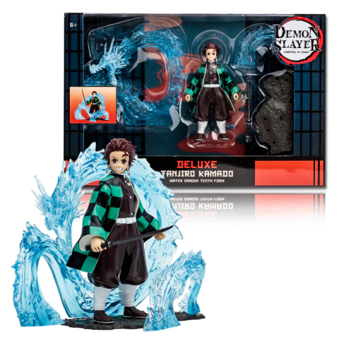 Demon Slayer - Tanjiro Kamado Deluxe Water Dragon Tenth Form McFarlane