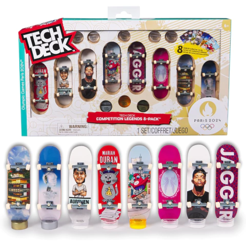 Tech Deck - Competition Legends 8-Pack Paris 2024