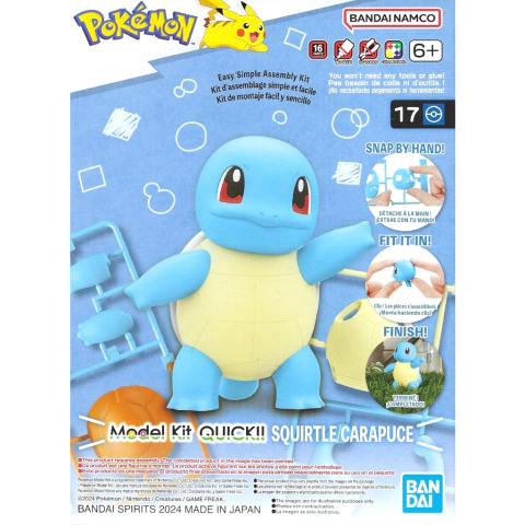 Pokemon Modelo Armable Collection Quick!! 17 Squirtle