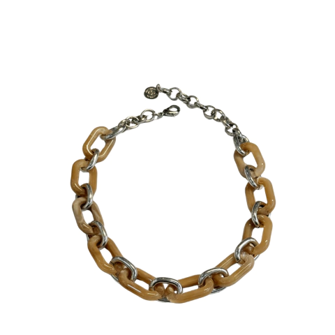 Colar elos resina Luna