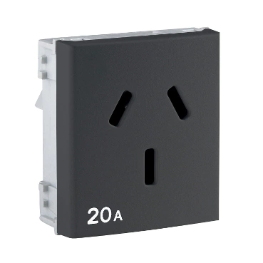WDA54052 - TOMA C/TIERRA 20A 250V GR -