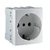 WDA54091 - Tomacorriente schuko con tierra central 16A Blanco Roda/Class - Schneider Electric