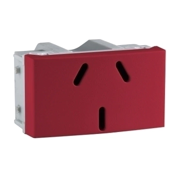 WDA54044 - TOMA P/ TENSION ESTAB. 10A ROJO -