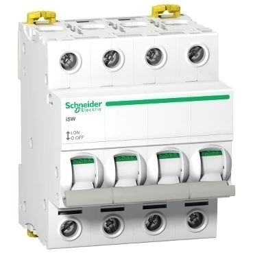 A9S65463 - Interruptor Manual en carga iSW Acti9 Tetrapolar 63A 415Vca - Schneider Electric