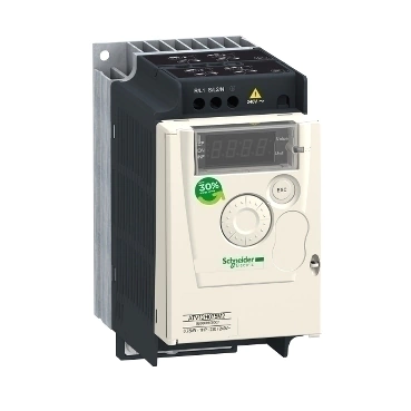 ATV12H075M2 - Variador de velocidad ATV12, 0,75 kW, 1 hp, 220V 1 fase. - Schneider Electric