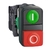 XB5AL73415 - Pulsador Doble Verde Rasante/Rojo Saliente, plástico, 1NA+1NC - Schneider Electric