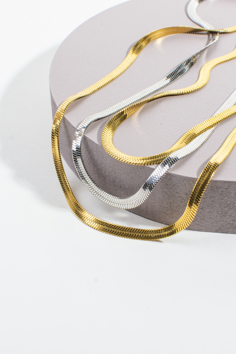 Collar snake silver - comprar online