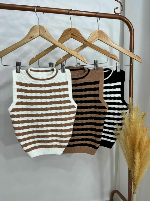 Cropped Bicolor Ondinha