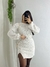Vestido Tricô Mousse Areia - Closet Of Girls