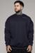 Moletom Oversized Azul Marinho - comprar online