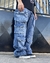 BAGGY CARGO MOON CELESTE - comprar online