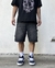 BERMUDA BAGGY DOUBLE BLACK - comprar online