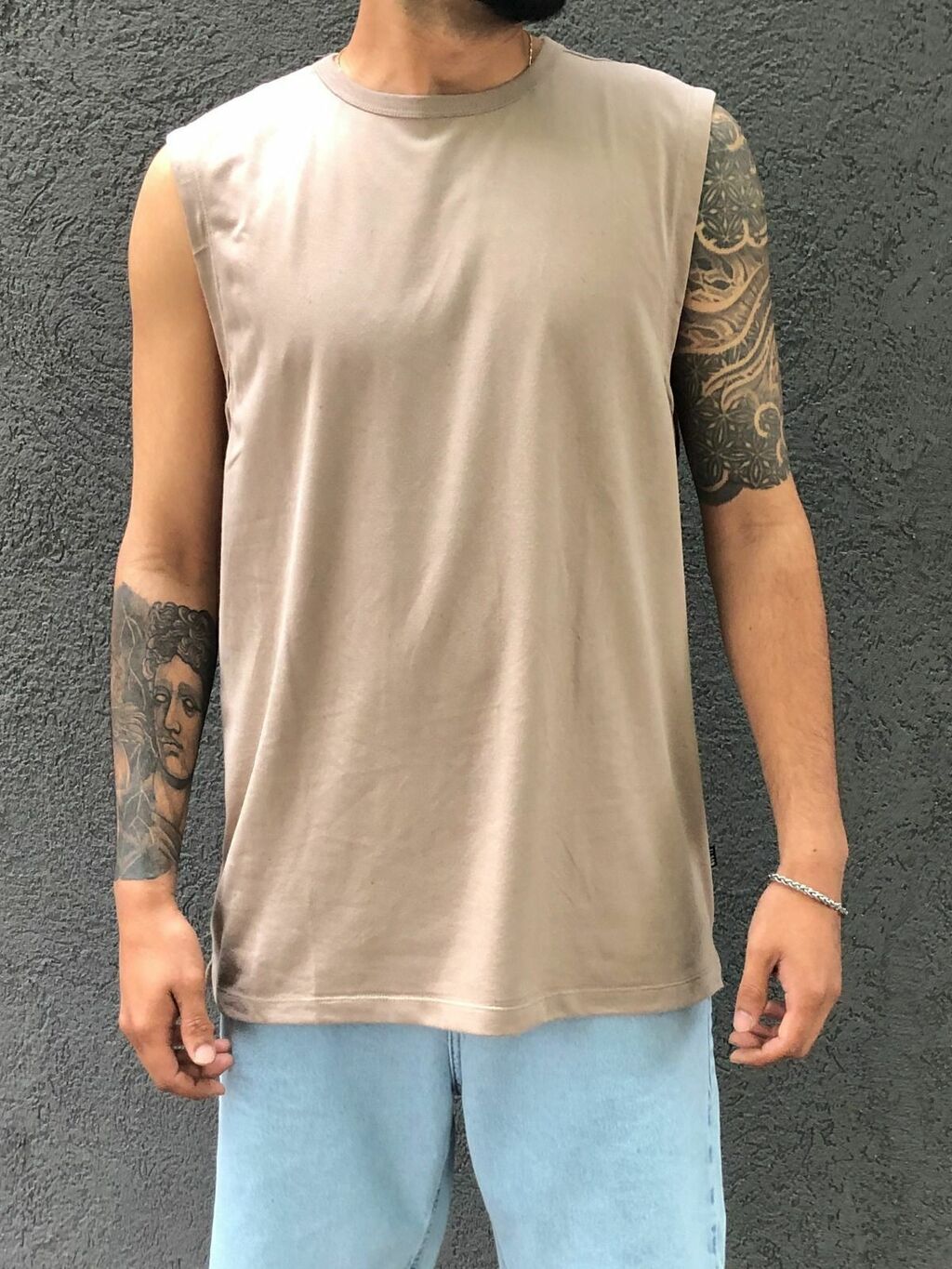 Musculosa Oversize Tostado thumbnail 3