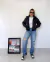 JAQUETA PUFFER EM PU - Closet Laila Sapienza
