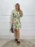 VESTIDO CURTO MANGA 3/4 ESTAMPA SOFT BOHO 105661 - Closet Laila Sapienza
