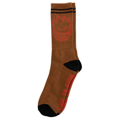 Calcetas Spitfire Bighead Brown/Red