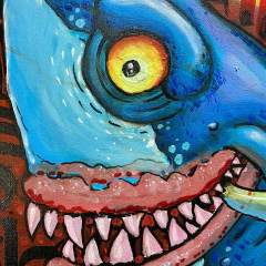 Cuadro Canvas Head Oner El Tiburon High en internet