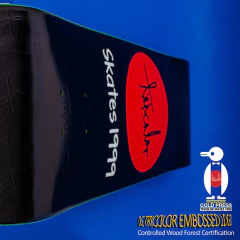 Tricolor Embossed Pixel Reissue 1999 Hybrid Shape 8.25" Skateboard Deck on internet
