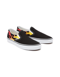Tenis Vans Slip On Flame Black BL - comprar en línea