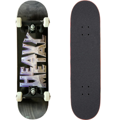 Patineta Completa Darkstar Heavy Metal Chrome 8.0" Pro - Soria Skateshop