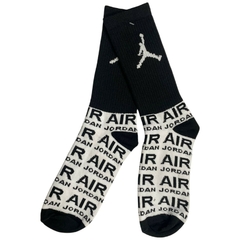 Calcetas Animadas Jordan Air Blanco Negro