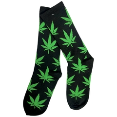 Calcetas Animadas Weedstyle Negro