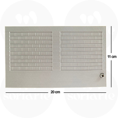 Escala Pared Ladrillo doble para Customizar
