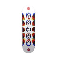 Tricolor Popsicle Shape Optics 8.0" Skateboard Deck