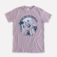 Playera Insane Co Kick Ass Rosa Palo