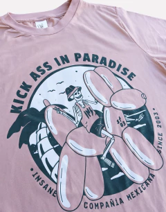 Playera Insane Co Kick Ass Rosa Palo - buy online