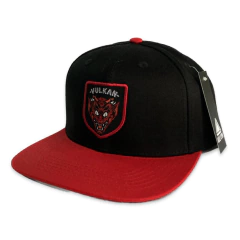 Gorra Vulkan Infierno Negro/Rojo Snapback