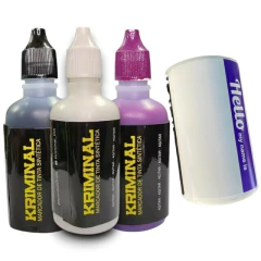 Paquete de 3 Chorreadores Kriminal Drip + 20 Stickers Hello My Name Is - buy online