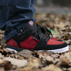 Tenis One Footwear 411 Negro Rojo - Soria Skateshop