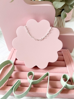 Choker Corações Vazados Prata - comprar online