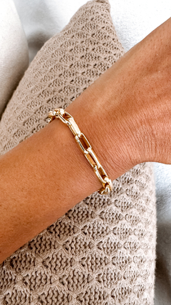 Pulseira Elos Dourada - comprar online